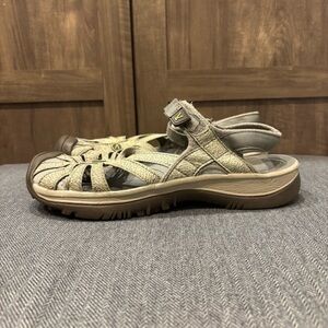 Keen Womens 9.5 Rose Sandals Slingback Hook & Loop Arch Support clo…